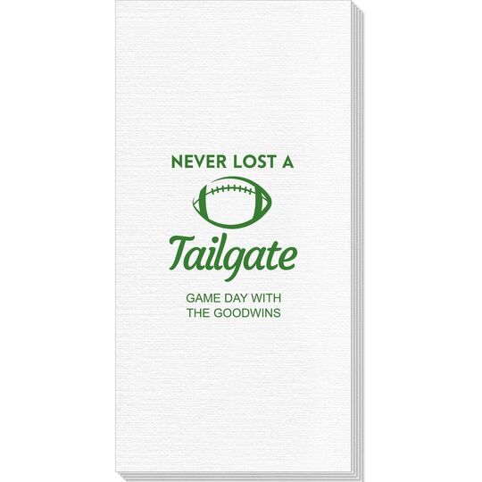 Never Lost A Tailgate Deville Guest Towels